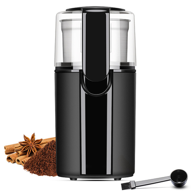 UL Plug Electric Coffee Grinder Coarse Powder Black Stainless Steel Coffee Grinder Machine