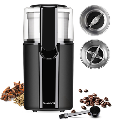 Easy Clean Detachable Home Electric Coffee Grinder Removable Cup Stainless Steel CG628B