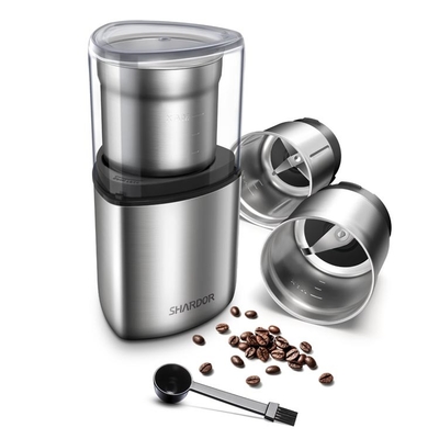 Small Blade Custom Coffee Grinder CG725 Wet Dry Use Removable Battery Powered Burr Grinder