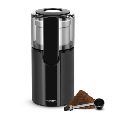 Black Spice Electric Mini Coffee Grinder 110V 220V Coarse Or Fine with Removeable Cup