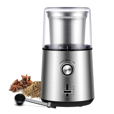 Dry Herb Grains Custom Grinder Coffee Machine Electric With One Button Switch