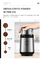 Corn Spice Coffee Bean Grinder Machine Removable Bowl Portable Electric Burr Grinder