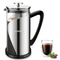 BPA Free Electric French Press Coffee Maker Stainless Steel ABS 2 Layer Filter 1000ml