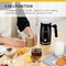 Electric Espresso Milk Frother Warmer Heat Black Commercial Milk Steamer Machine