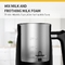 4 In 1 Commercial Automatic Milk Steamer Latte Stainless Steel Electric Milk Frother