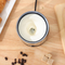 Glossy Matte Black Espresso Milk Frother Detachable Base Precise Temperature Control 65°C