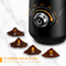 Capacity 70g Burr Mill Grinder 63 Db Noise Timing Knob Portable Burr Coffee Grinder