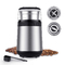 Transparent Lid Espresso Coffee Maker SS304 Cup Coffee Bean Flat Burr Espresso Grinder