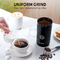 Portable Battery Operated Coffee Bean Grinder 200W Self Grinding Espresso Machine