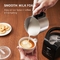 White Espresso Milk Frother 200W 4 In 1 , Automatic Electric Coffee Foam Maker